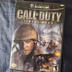 Call of Duty: Finest Hour for Nintendo GameCube - Black and Gray